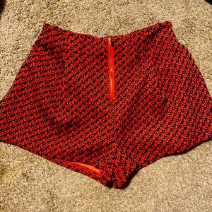 Orange and Navy Shorts